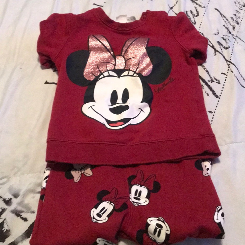 Toddler girl sweat suits.. All three for $25